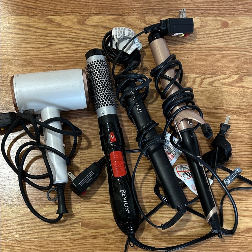 Hair Styling Tools Set bundle lot clearout straightener iron curling blow dryer